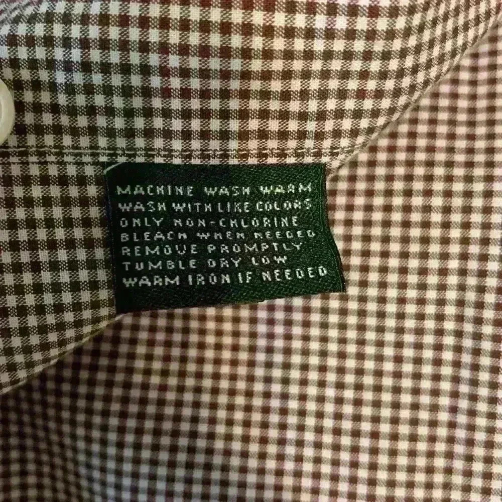 Lauren by Ralph Lauren gingham button down sz 17/L wedding guest business casual - Picture 7 of 7